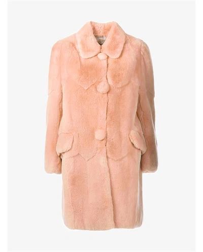 Miu Miu Rabbit Fur Coat 